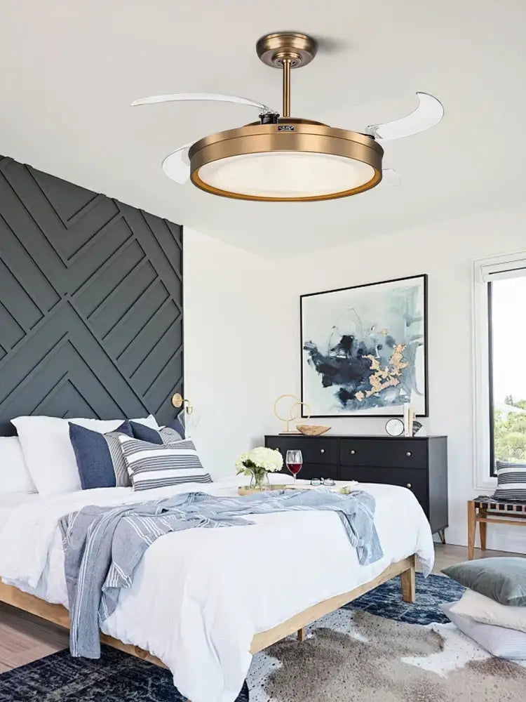 Bronze Circular Ceiling Fan