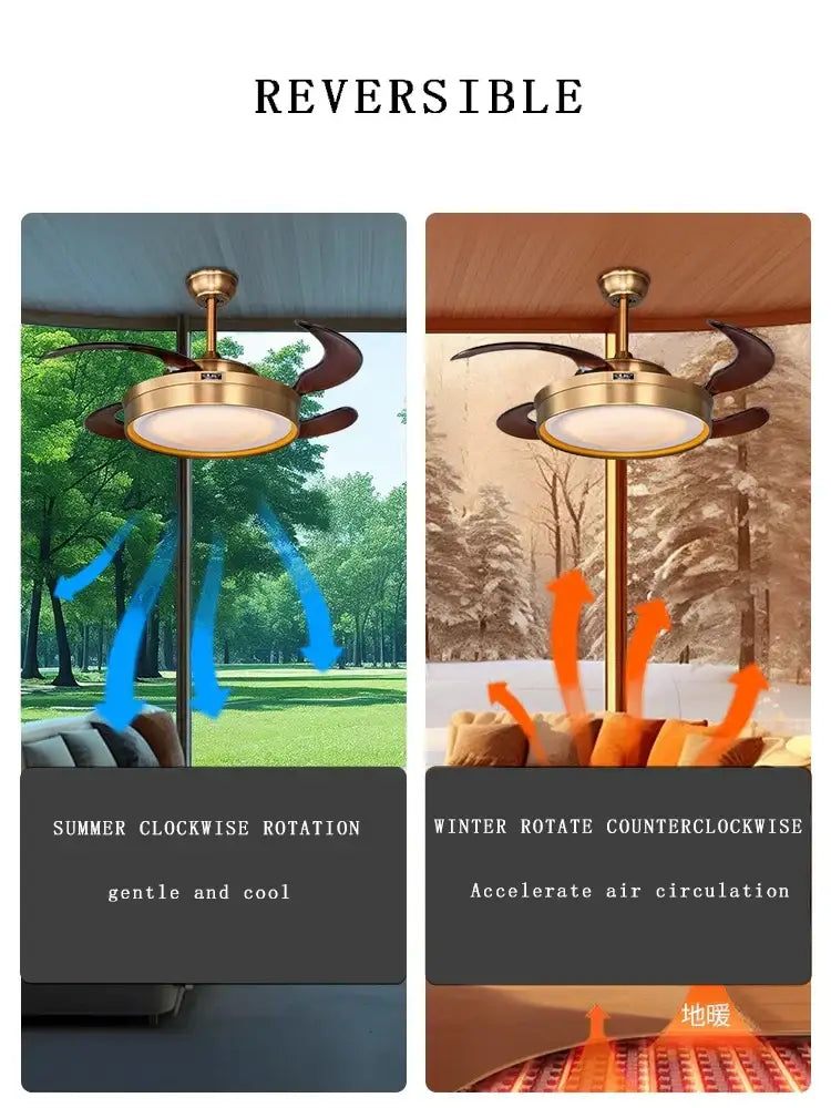 Bronze Circular Ceiling Fan