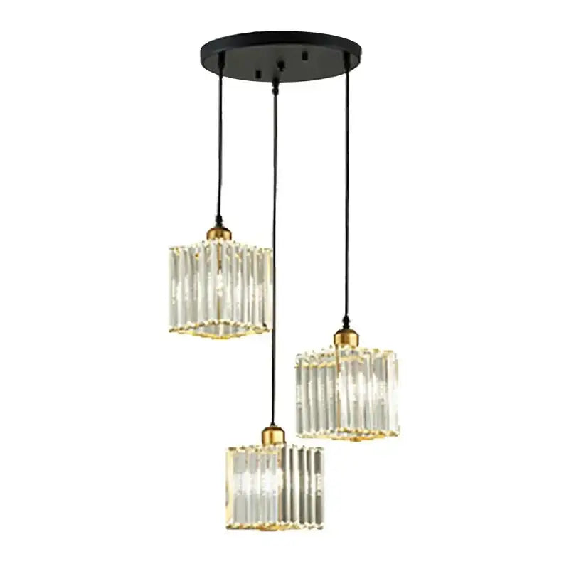 Crystal Trio Pendant Light