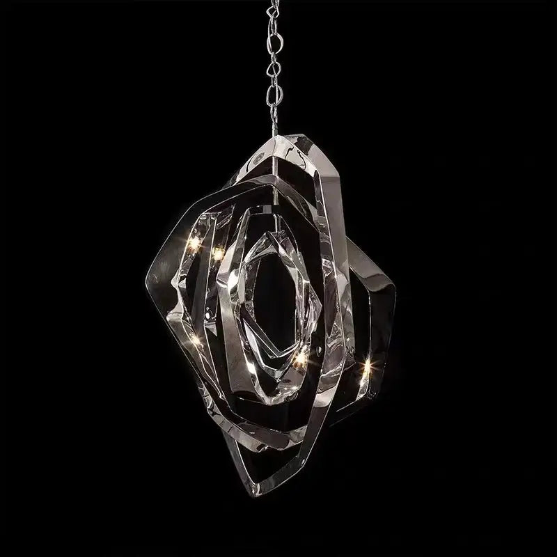 Bronze Geometric Pendant Light