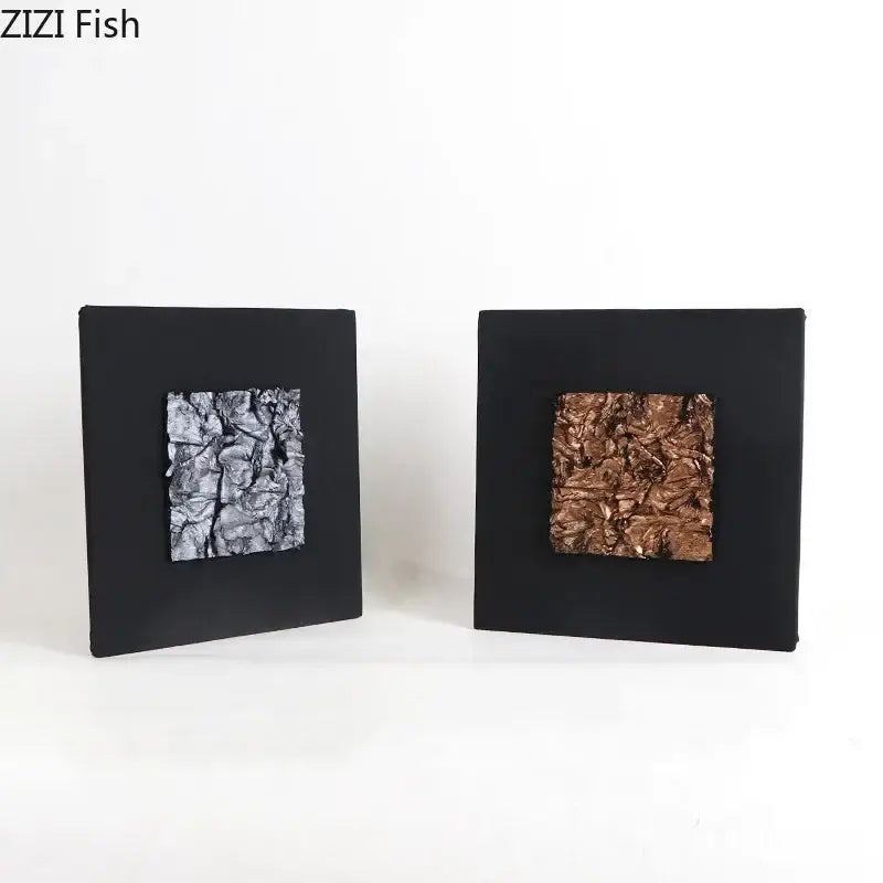 Silver Gilded Fabric Wall Art