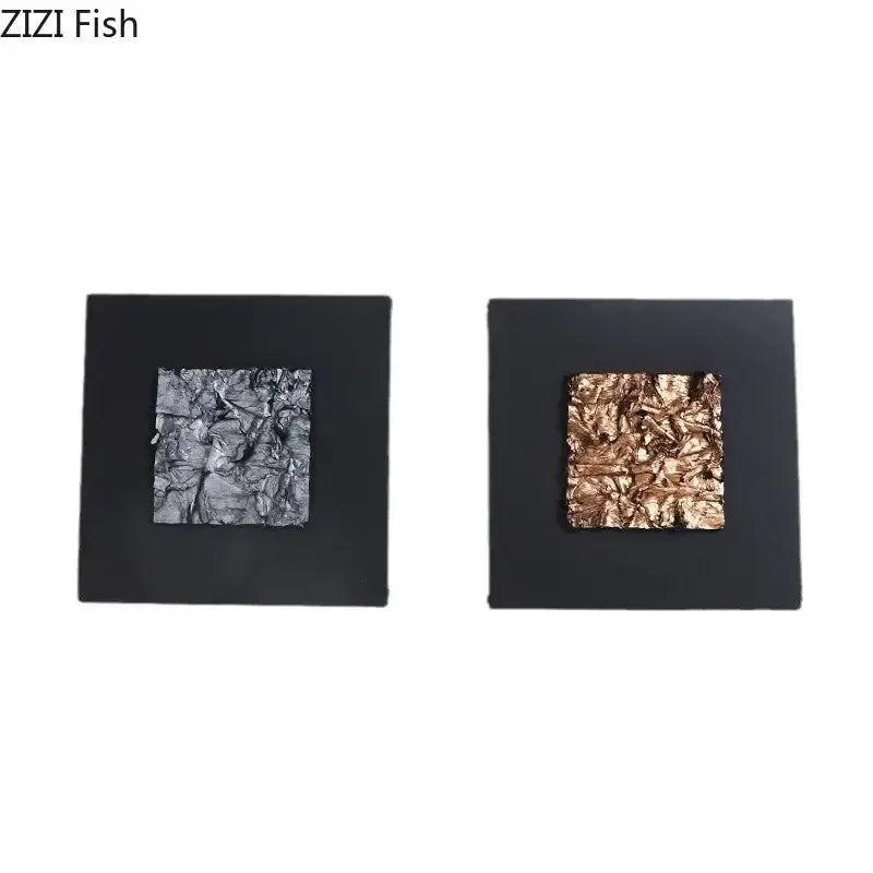 Silver Gilded Fabric Wall Art
