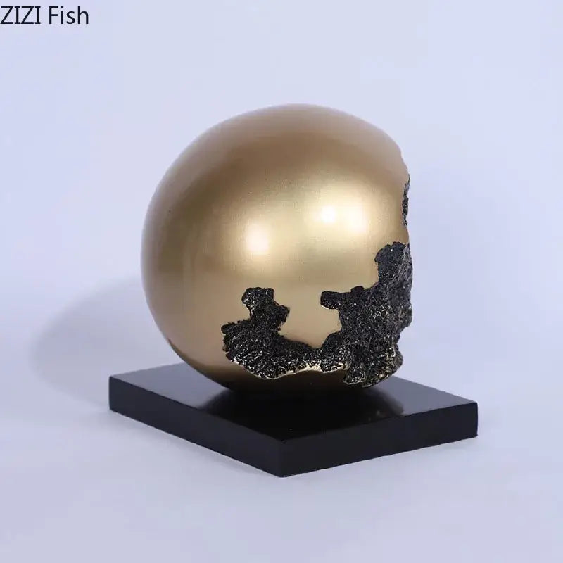Bronze Sphere Desk Sculpture