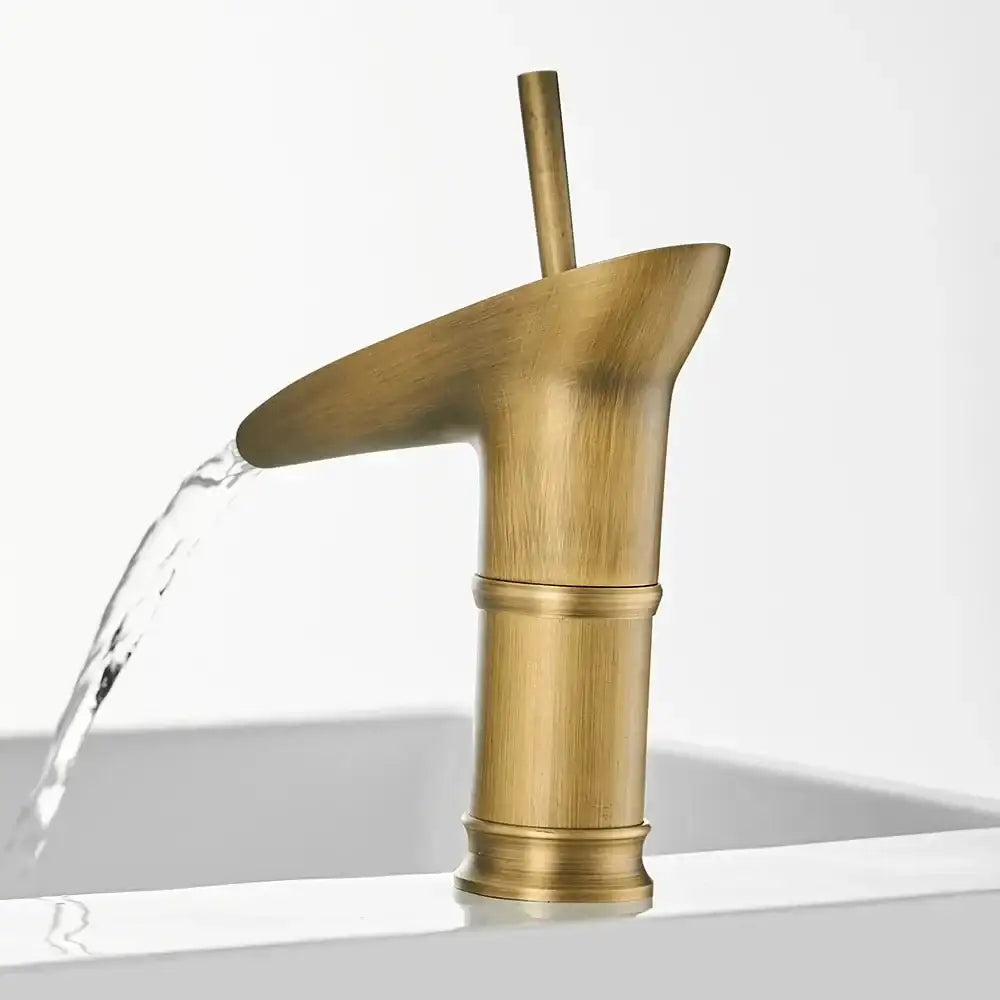 Bronze Waterfall Basin Faucet