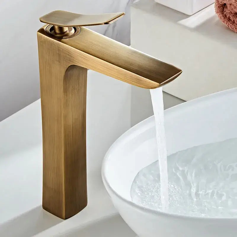 Bronze Waterfall Basin Faucet