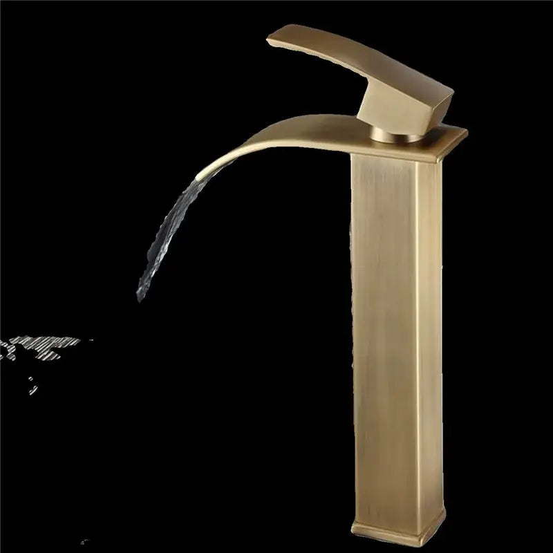 Antique Bronze Single-Handle Basin Faucet