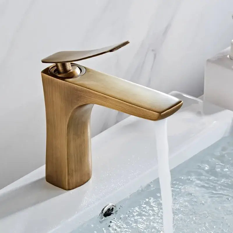 Bronze Waterfall Basin Faucet