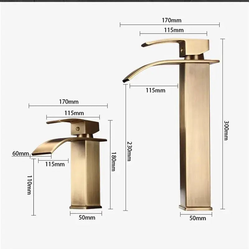Antique Bronze Single-Handle Basin Faucet