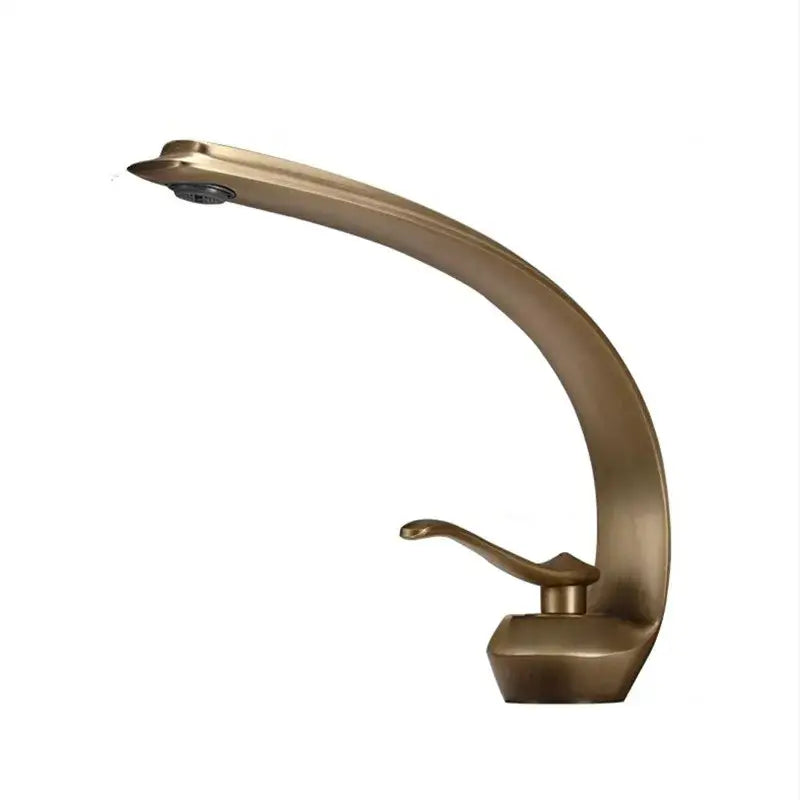 Bronze Waterfall Bathroom Faucet Antique Finish