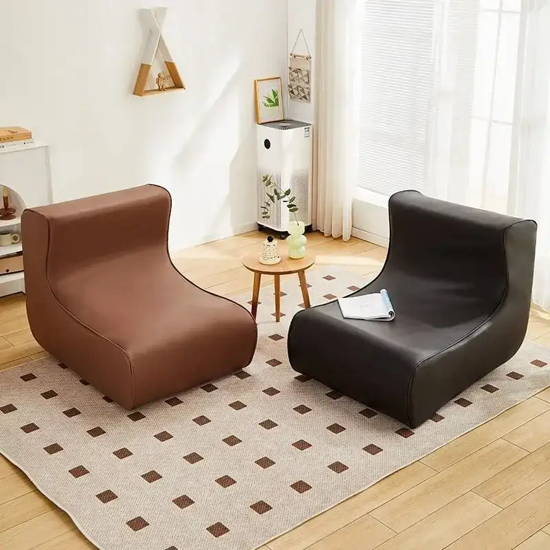 Brown Black Lazy Sofa