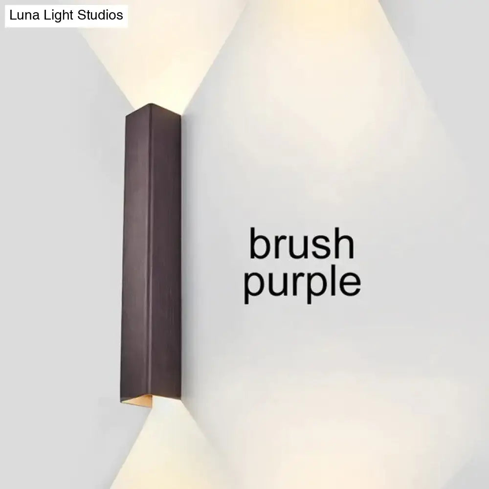 Black Aluminum Wall Sconce