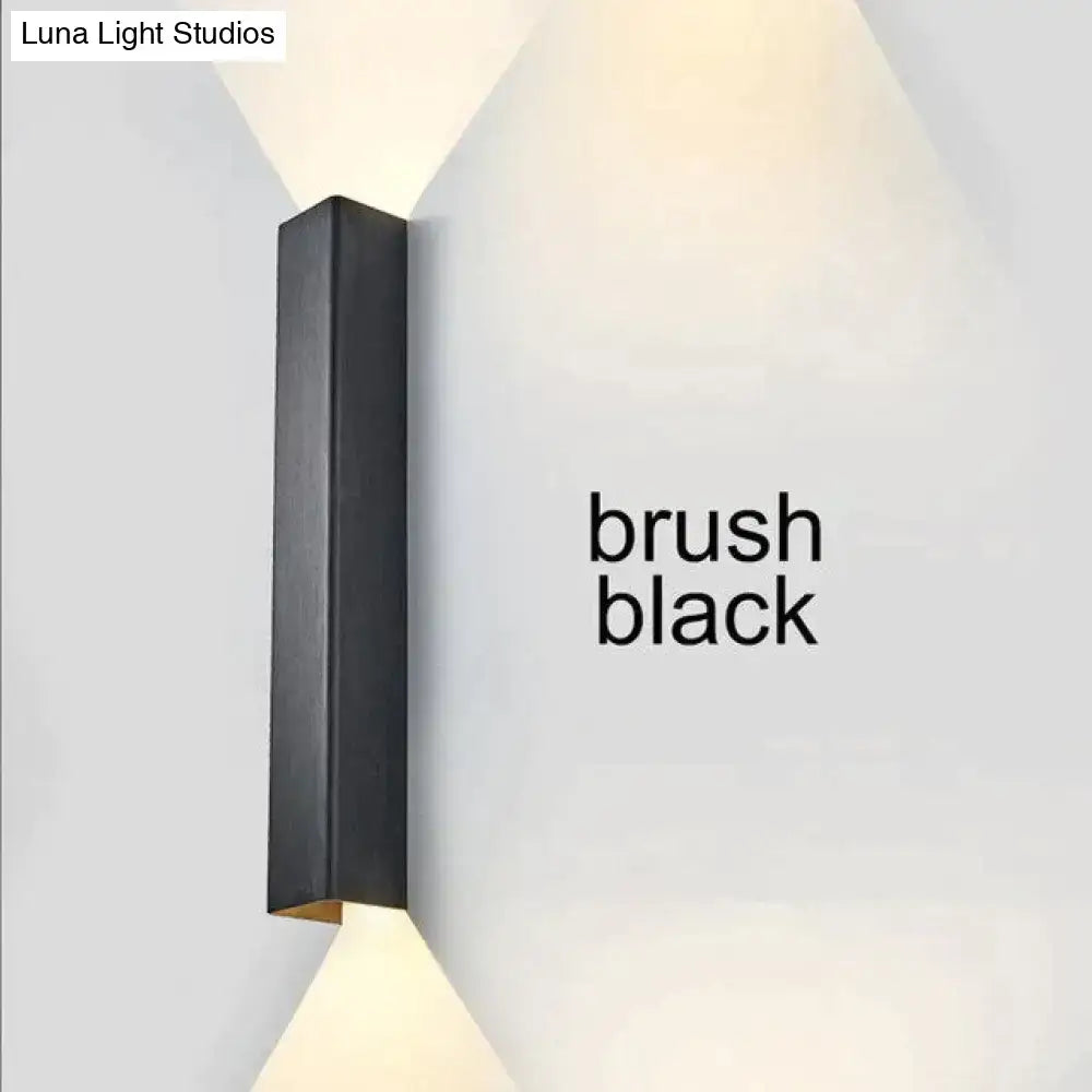 Black Aluminum Wall Sconce