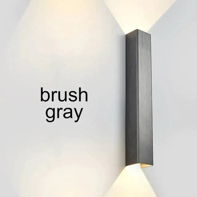 Black Aluminum Wall Sconce