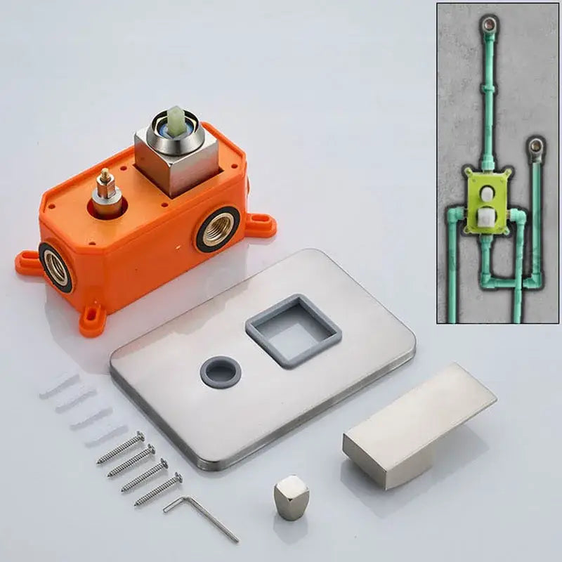 Brass Orange Shower Valve