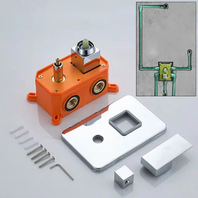 Brass Orange Shower Valve