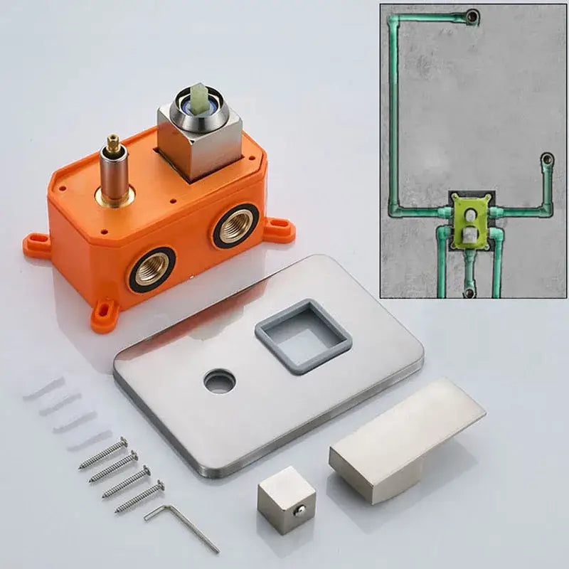Brass Orange Shower Valve
