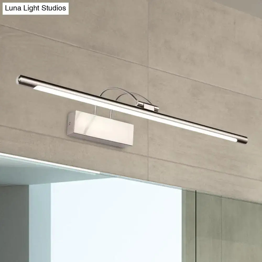 Brass LED Bathroom Sconce