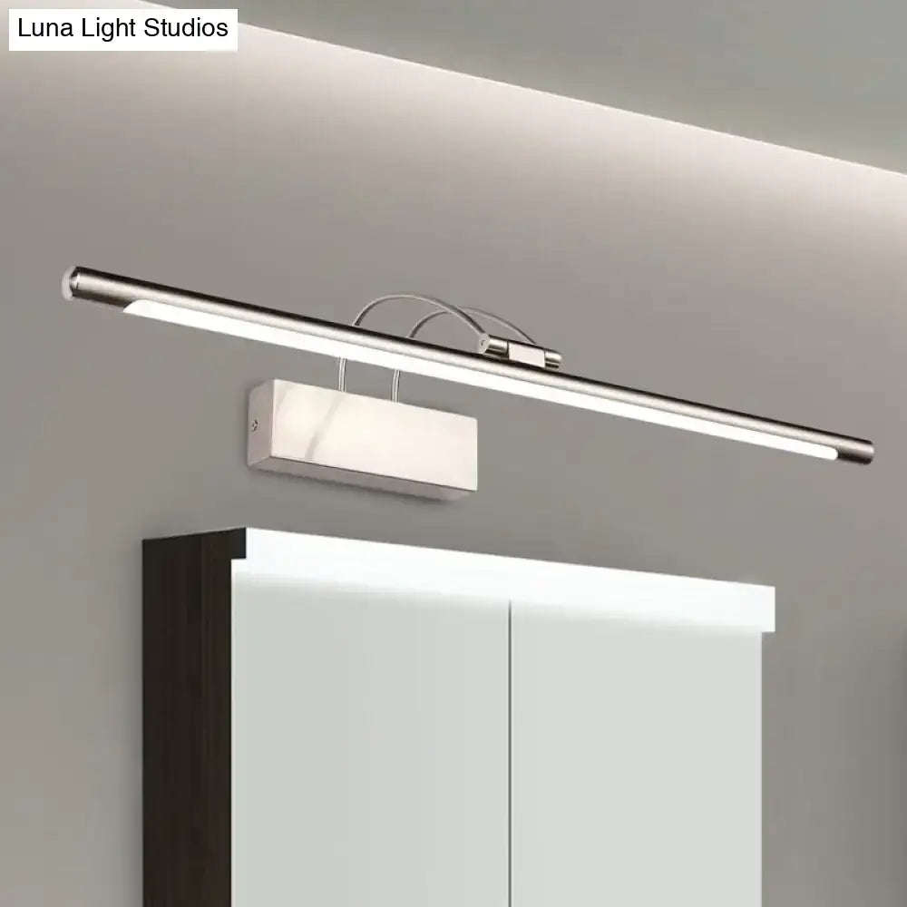 Brass LED Bathroom Sconce