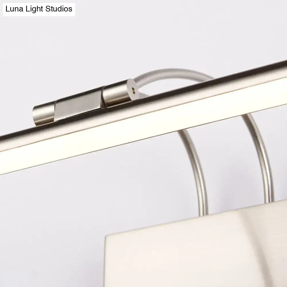Brass LED Bathroom Sconce