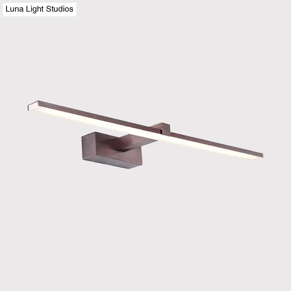 Bronze Tubular Vanity Light