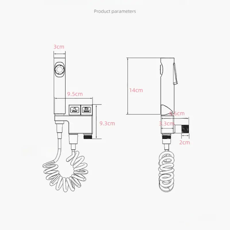 Copper Handheld Bidet Sprayer