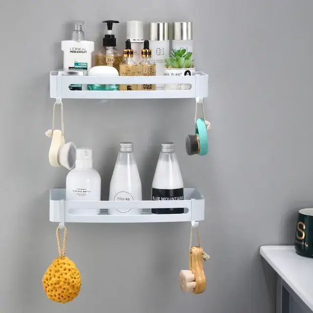 Gold Aluminum Corner Shelf