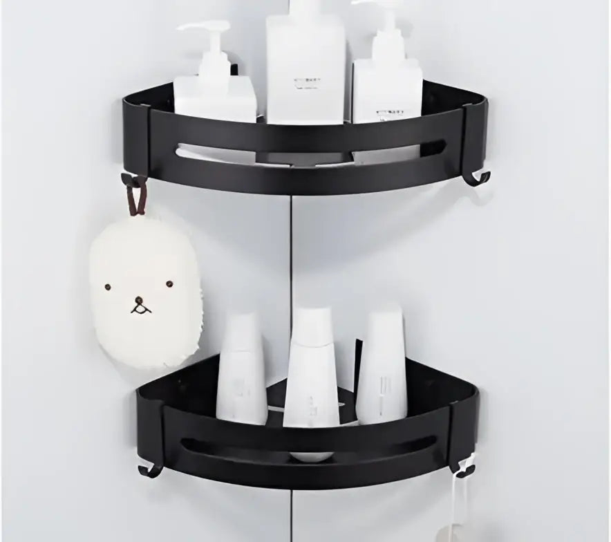 Gold Aluminum Corner Shelf