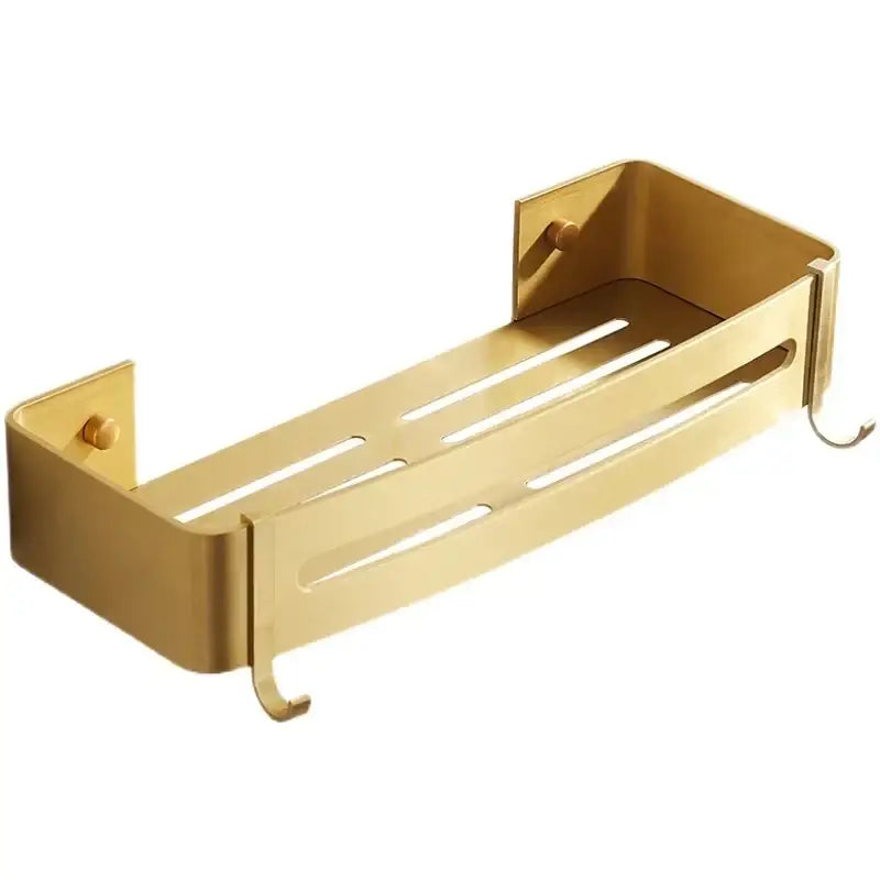 Gold Aluminum Corner Shelf