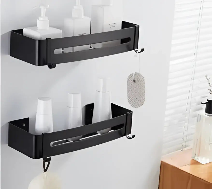 Gold Aluminum Corner Shelf