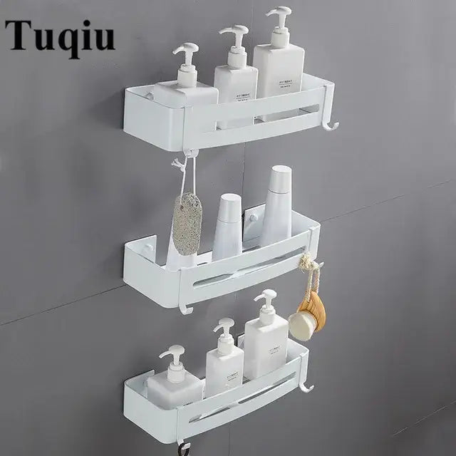 Gold Aluminum Corner Shelf
