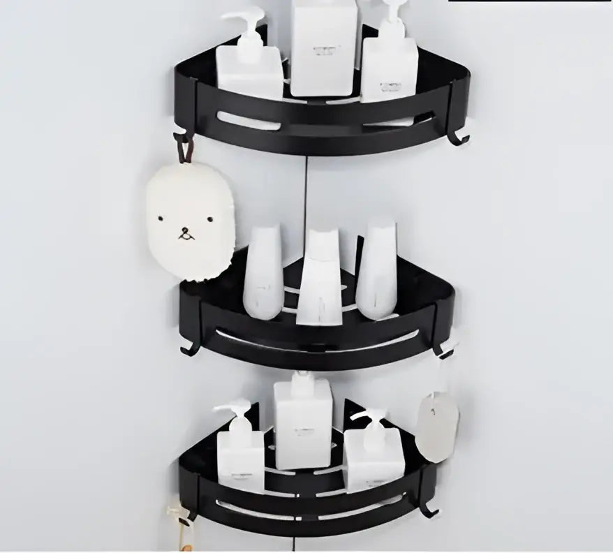 Gold Aluminum Corner Shelf