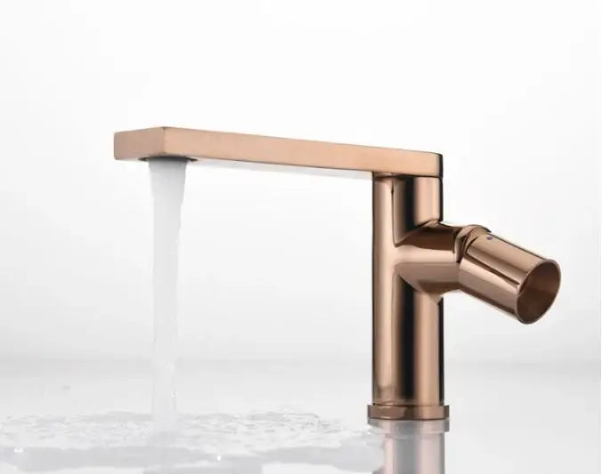 Gold Single Handle Mixer Tap