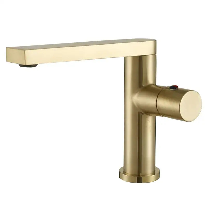 Gold Single Handle Mixer Tap