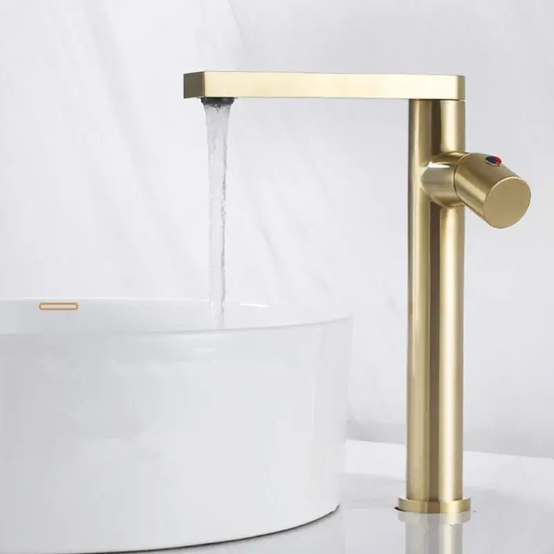 Gold Single Handle Mixer Tap