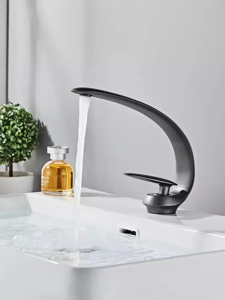 Brushed Gold Sink Fixture