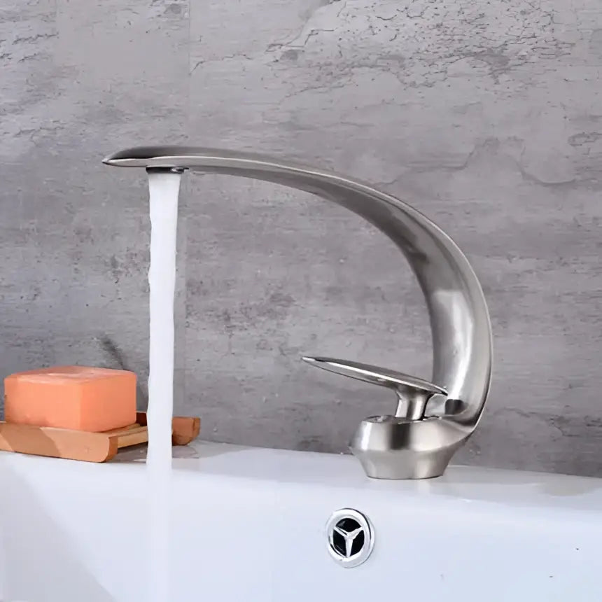 Brushed Gold Sink Fixture