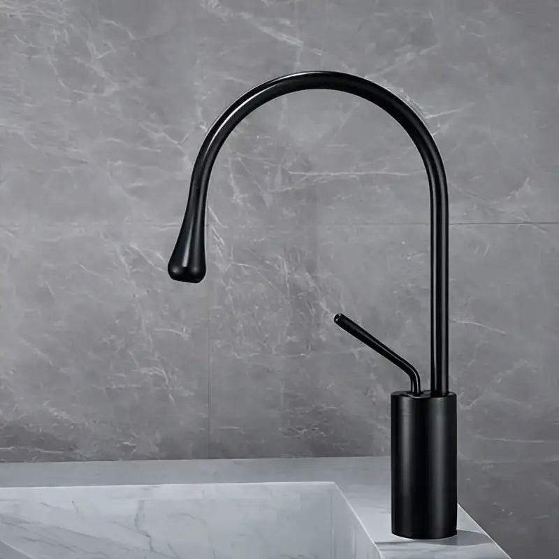 White Gold Swivel Faucet