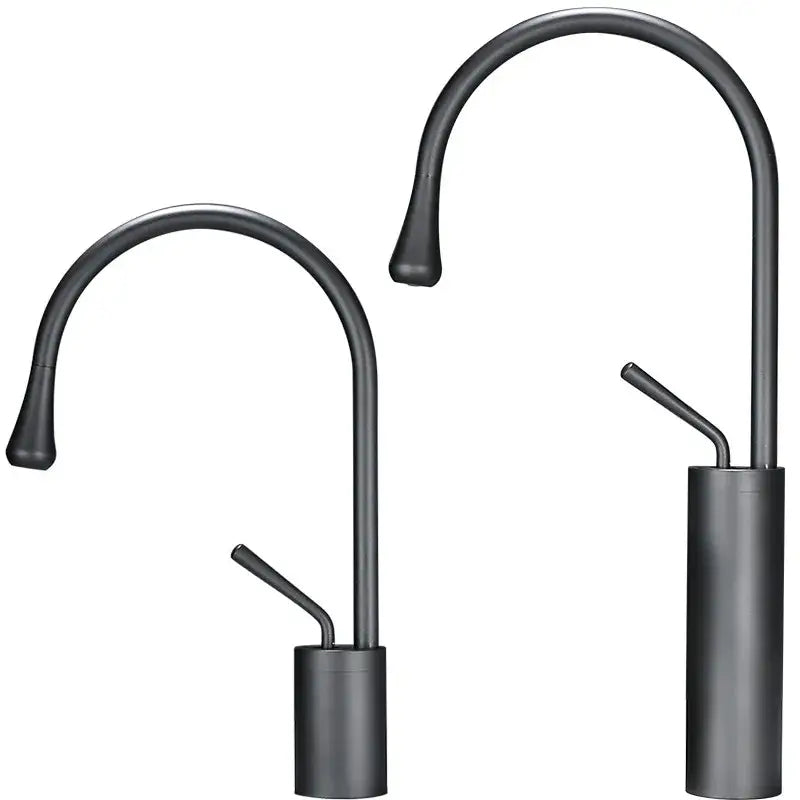 White Gold Swivel Faucet