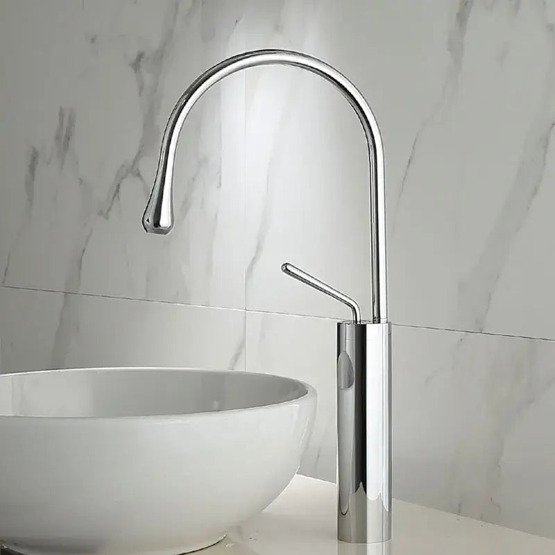 Gold Swivel Bathroom Faucet