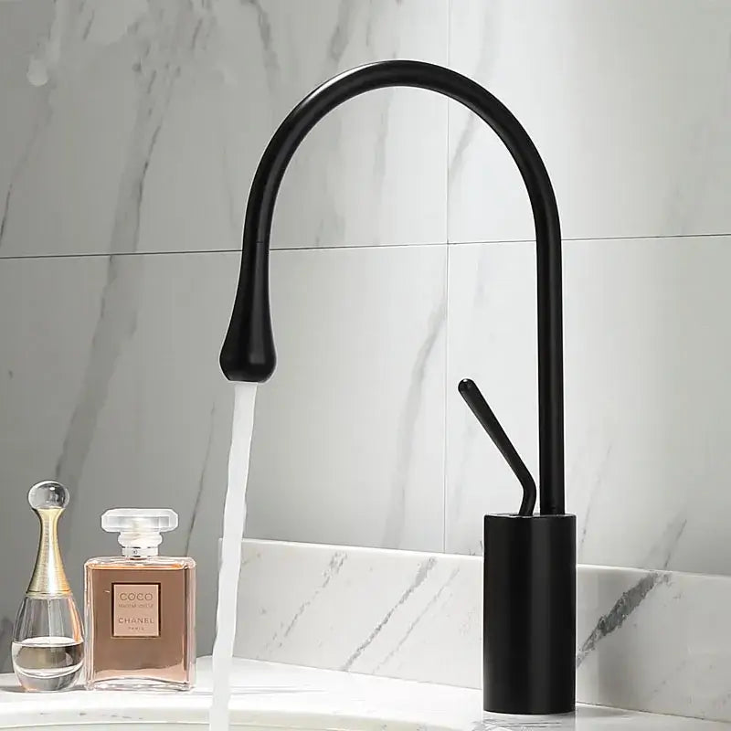 Gold Swivel Bathroom Faucet