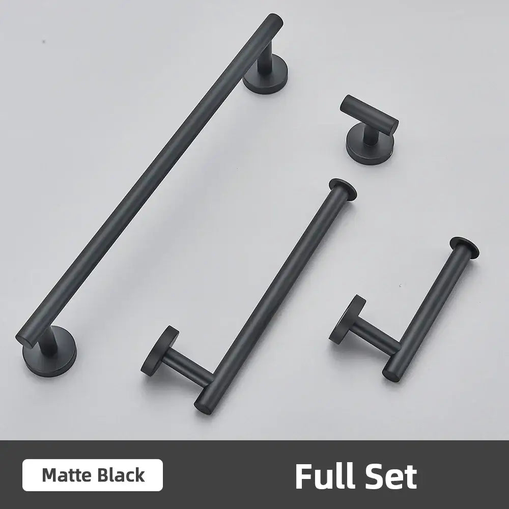 Gold Bathroom Accessories Set