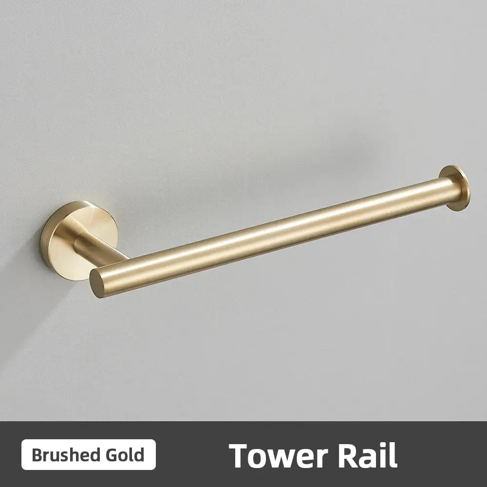 Gold Bathroom Accessories Set