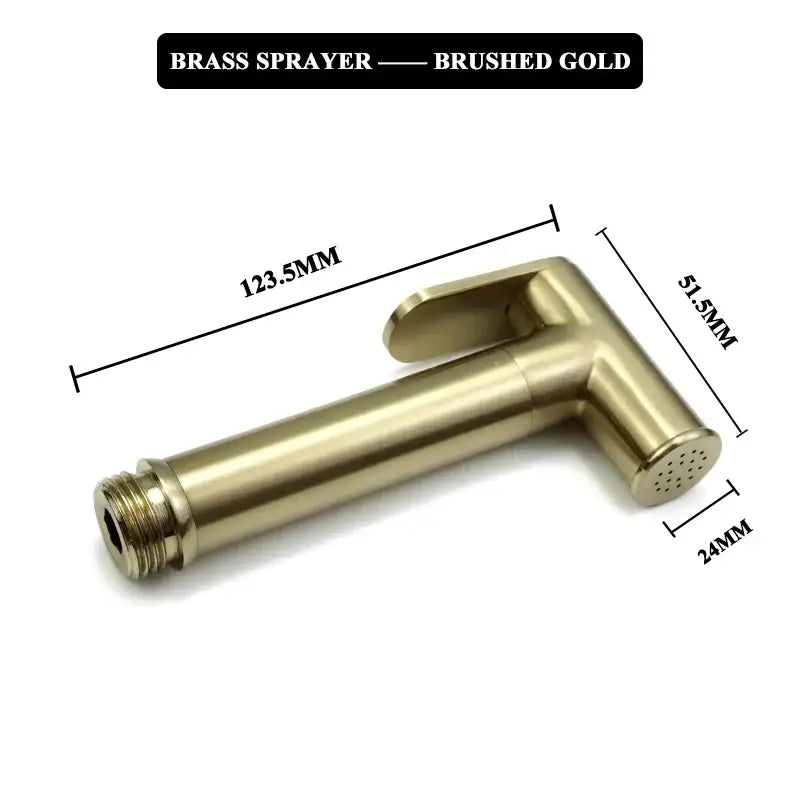 Gold Bidet Faucet Set