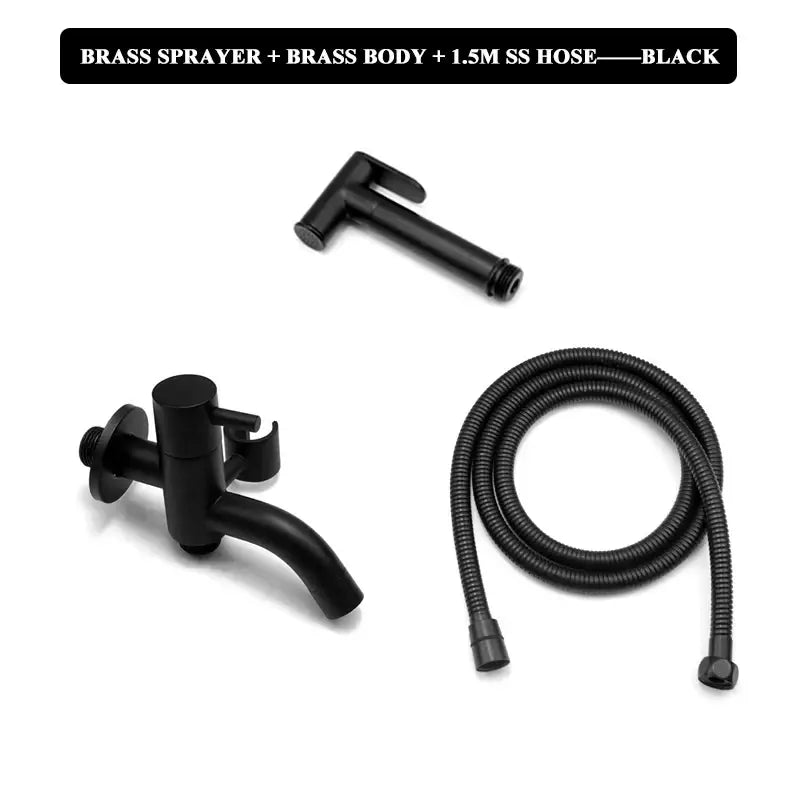 Gold Bidet Faucet Set