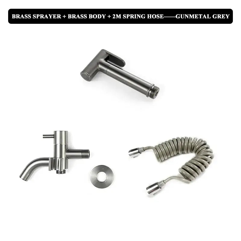 Gold Bidet Faucet Set