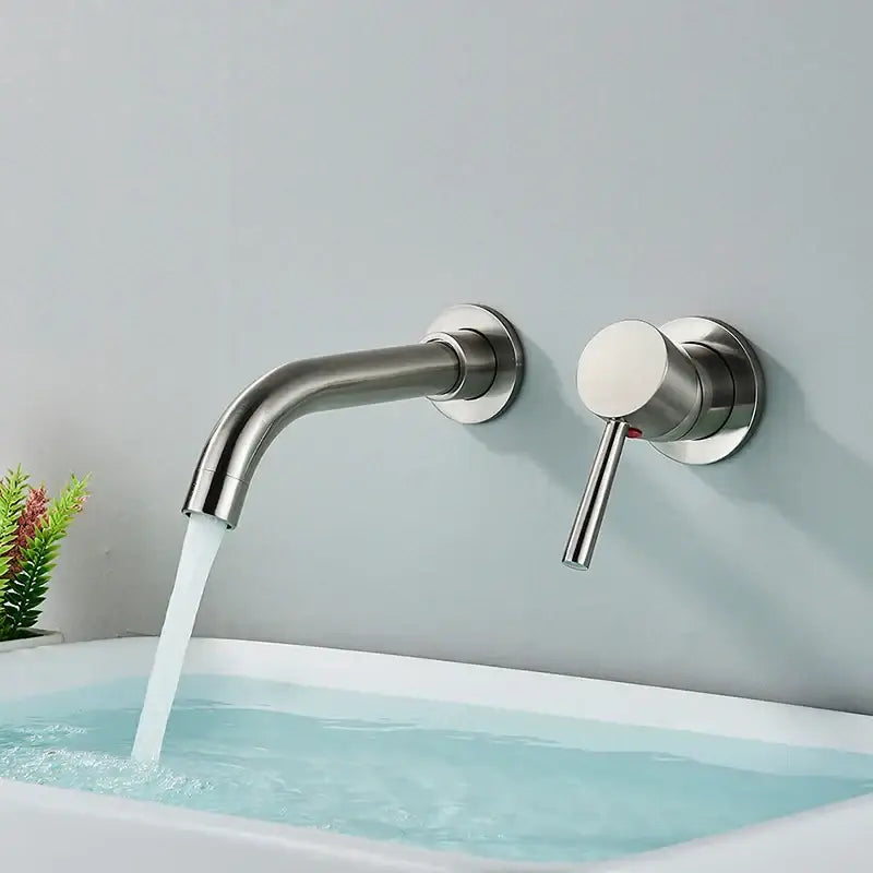 Gold Black Wall Faucet