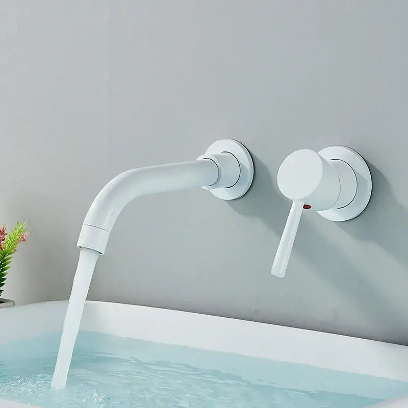 Gold Black Wall Faucet