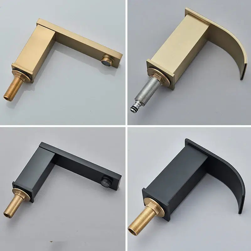 Brushed Gold Waterfall Faucet