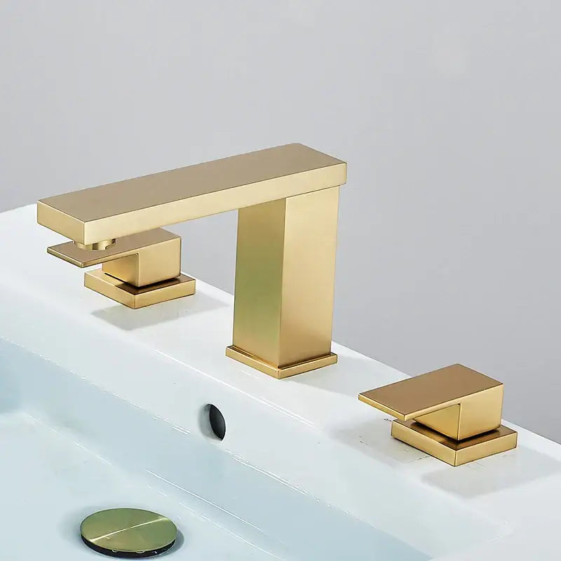 Brushed Gold Waterfall Faucet