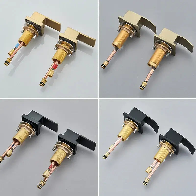 Brushed Gold Waterfall Faucet